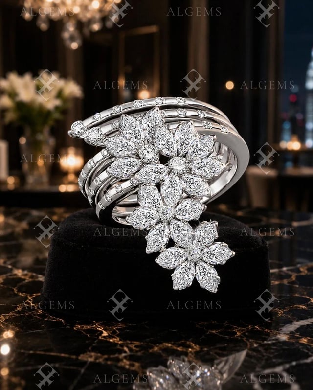 The Diamond Daisy Ring
