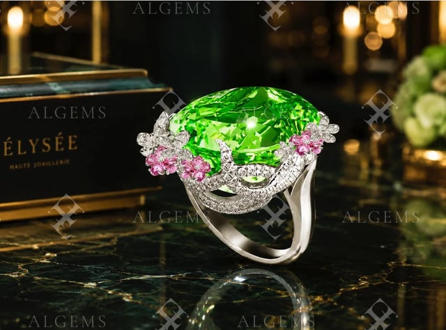 The Paraiba Tourmaline Bloom Ring
