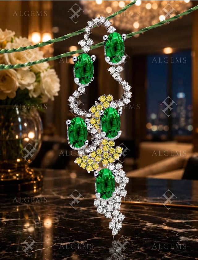 The Emerald & Gold Pendant